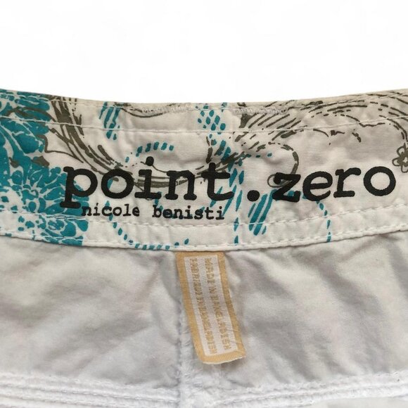 00s Point Zero White Capris - Picture 3 of 5
